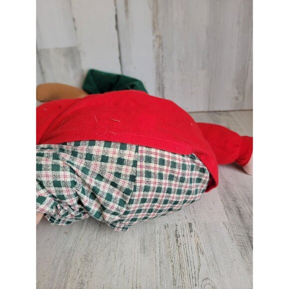 Large vintage elf weighted doll Bell home decor plush xmas - Picture 7 of 8
